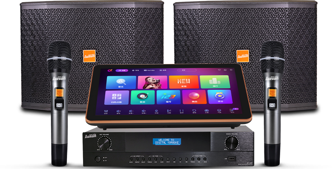 Ausun King Edition home karaoke system / 天王版家庭KTV套装